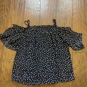 Women’s XS Hippie Rose off the shoulder shirt
